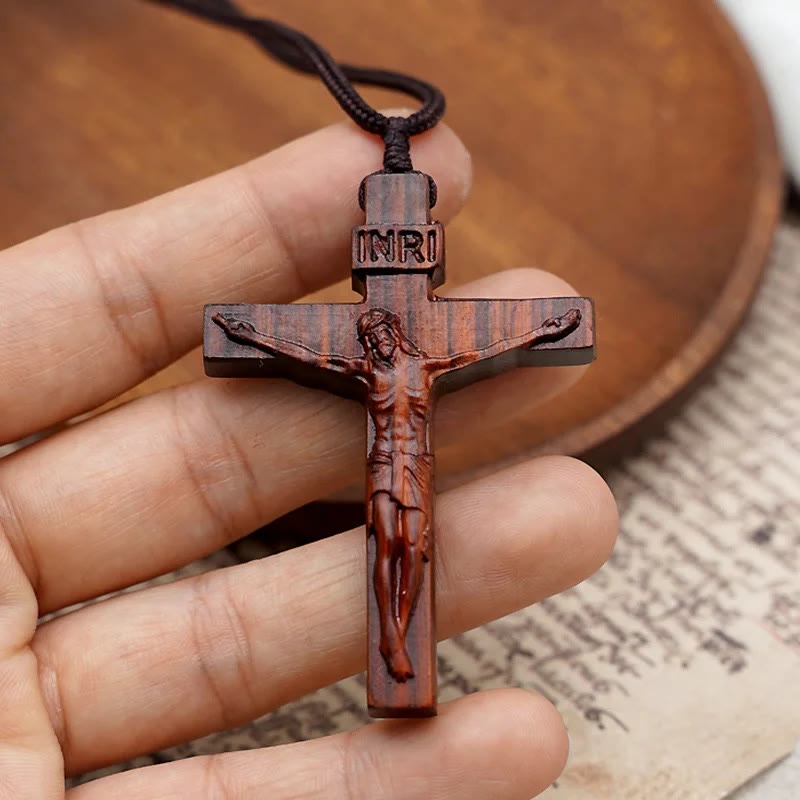 Wooden Crucifix - Made in Jerusalem