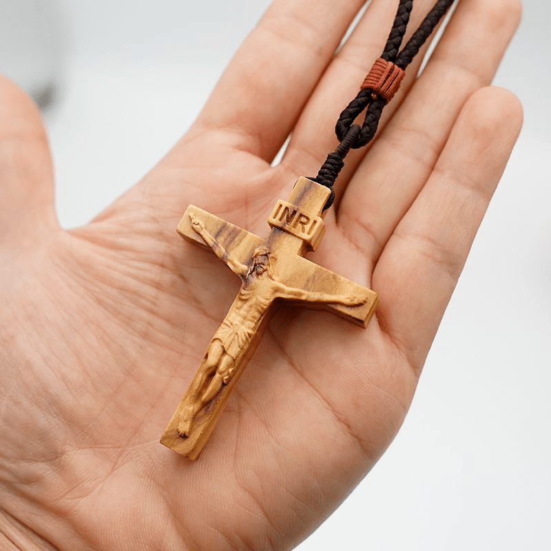 Wooden Crucifix - Made in Jerusalem
