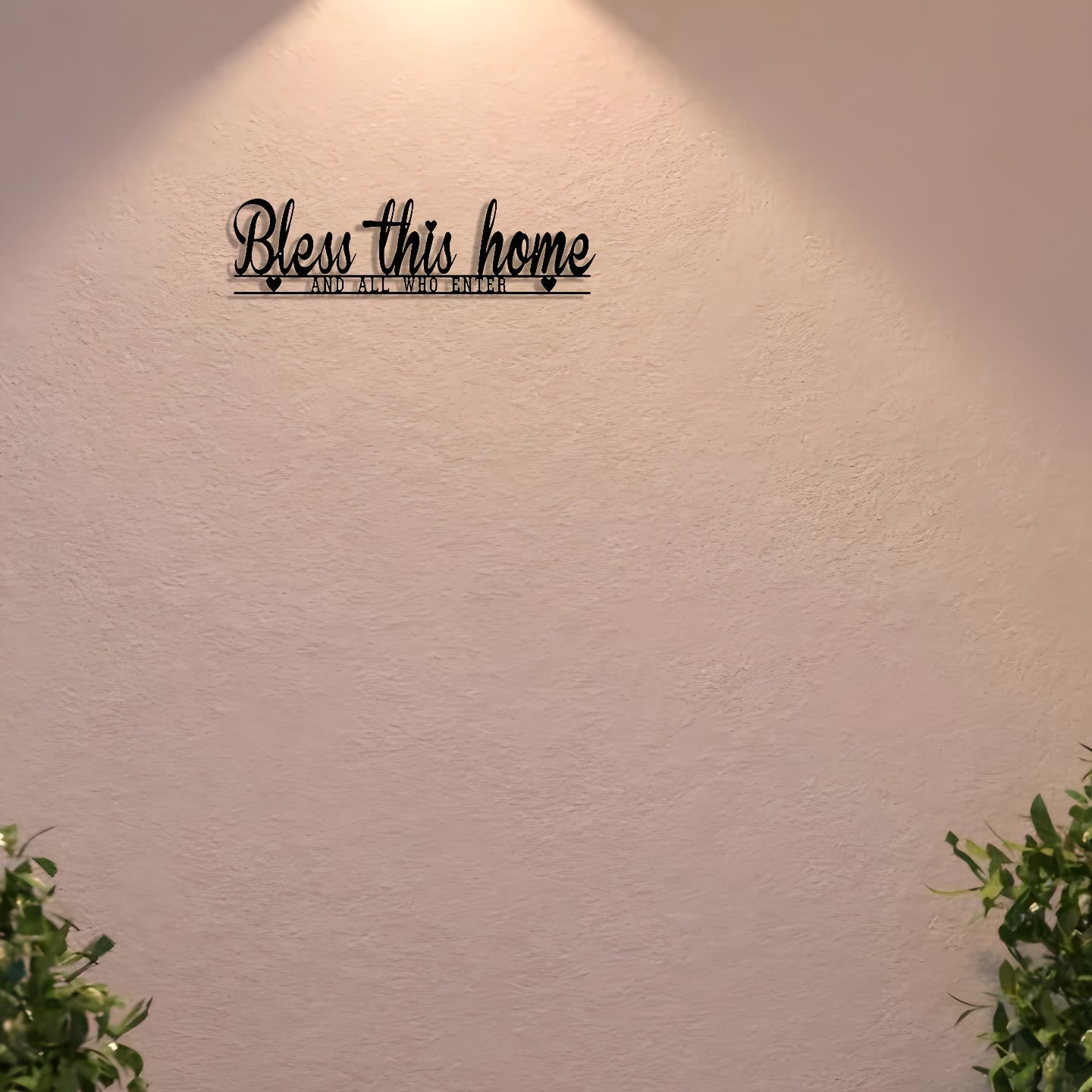 Christian Artwork Workshop Bless This Home Metal Wall Decor: A Touch of Divine Blessing and Faithful Warmth