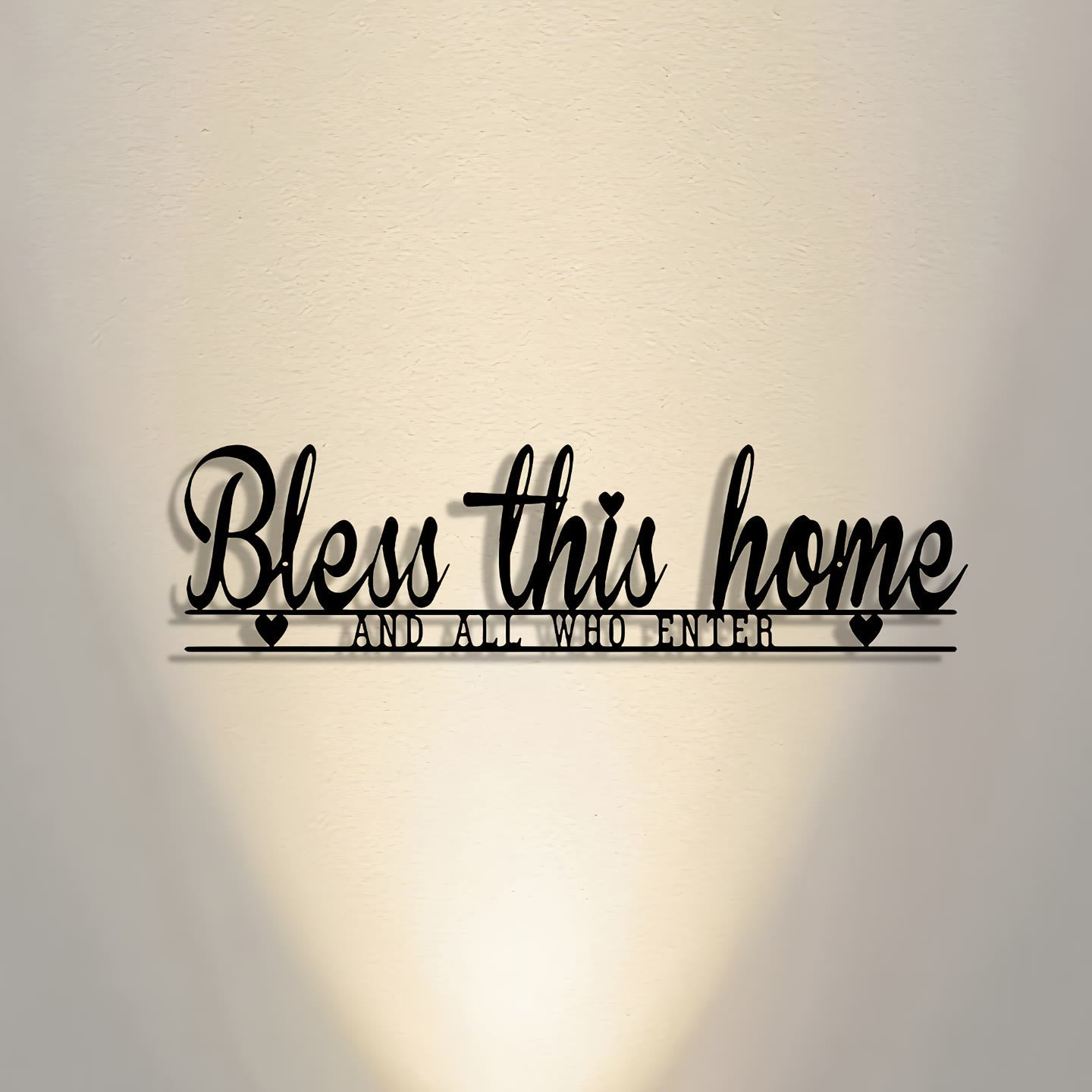Christian Artwork Workshop Bless This Home Metal Wall Decor: A Touch of Divine Blessing and Faithful Warmth