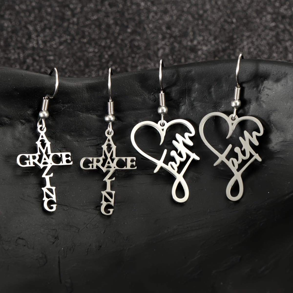 Cross & Grace Faith Earrings: Subtle Elegance for Everyday Wear