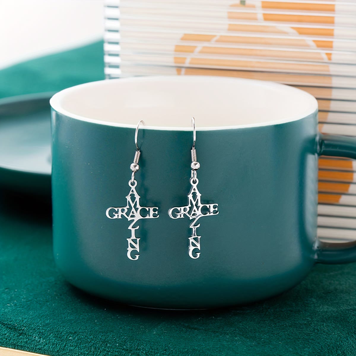 Cross & Grace Faith Earrings: Subtle Elegance for Everyday Wear