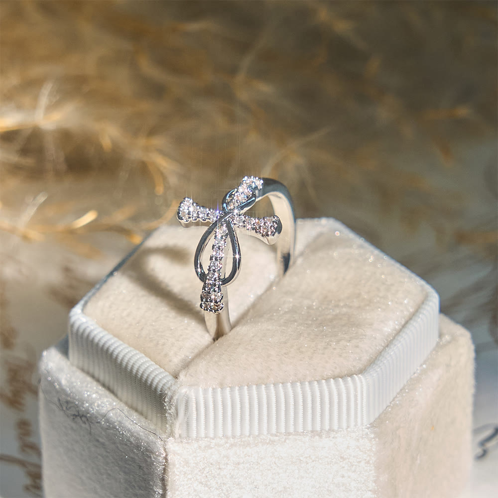 Mobius Cross Ring: Carry His Grace