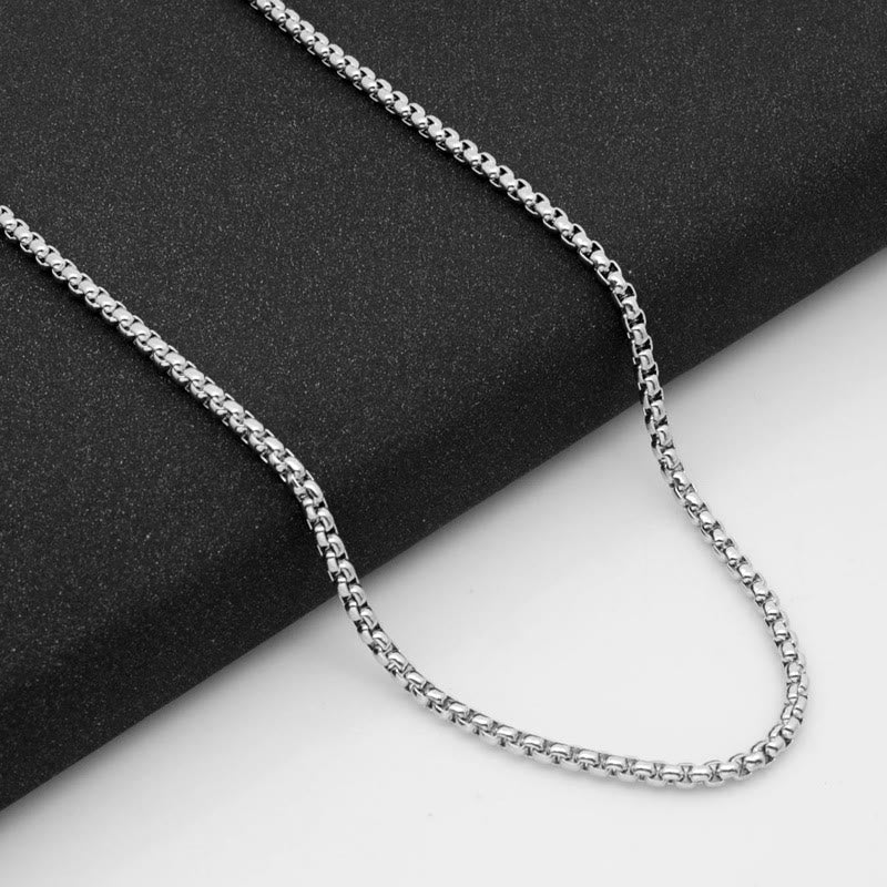Rustic Bronze and Silver Crucifix Necklace in S925: A Testament of Faith