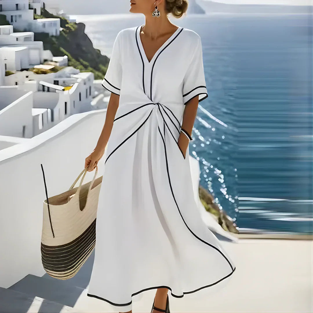 Athena™ Elegant Flattering Dress Beach