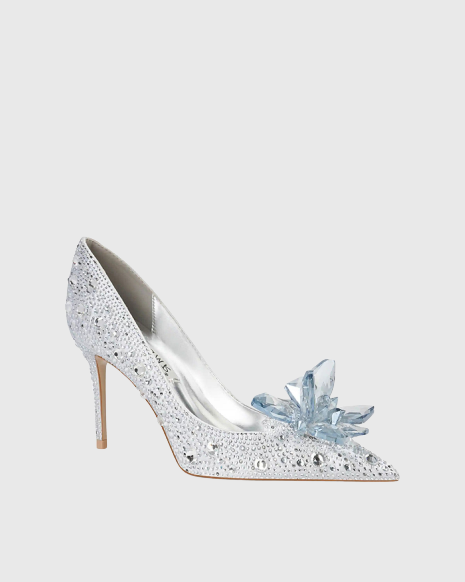 Cinderella's Silver Crystal Heels
