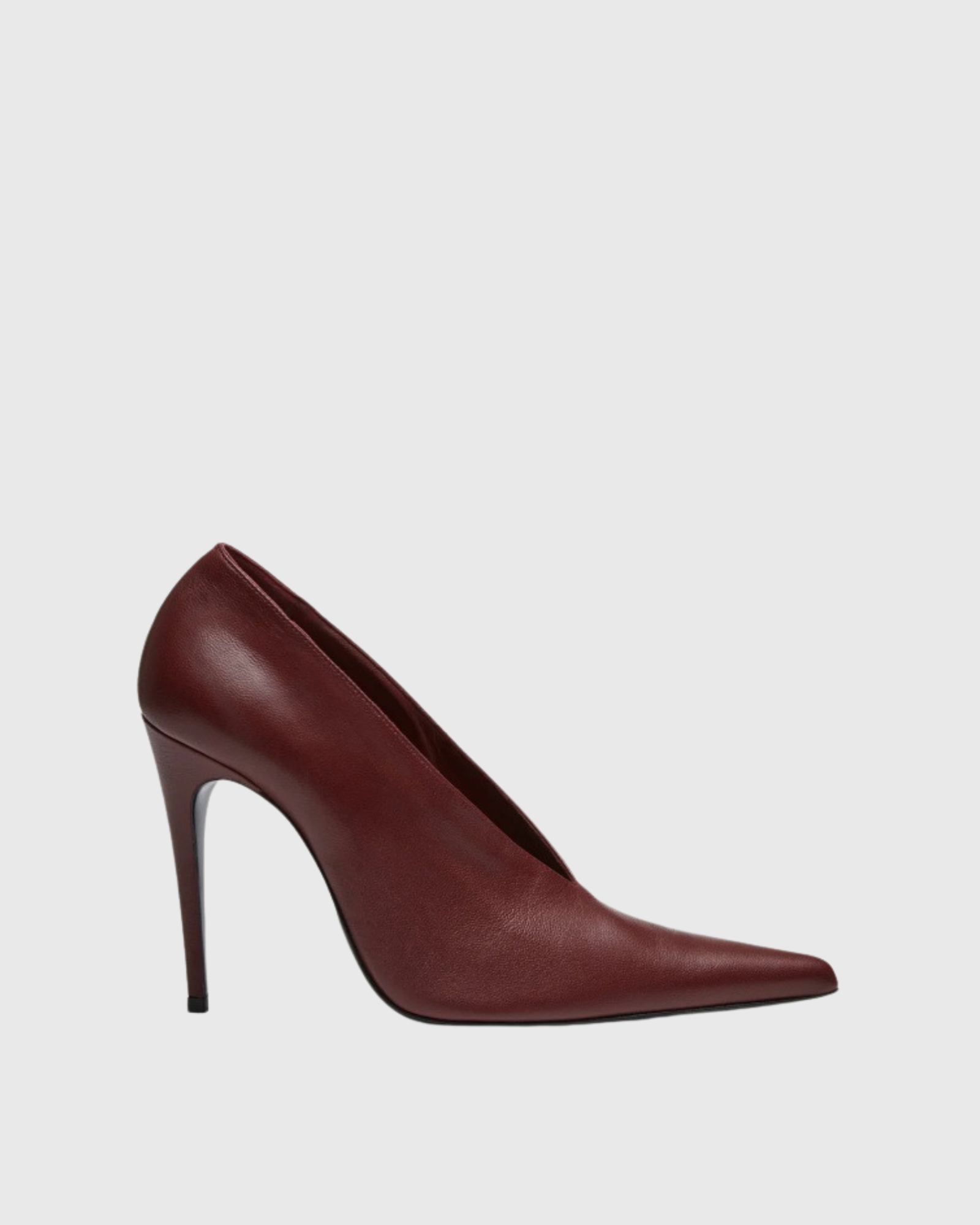 Isotta Faux Leather Pumps In Wine