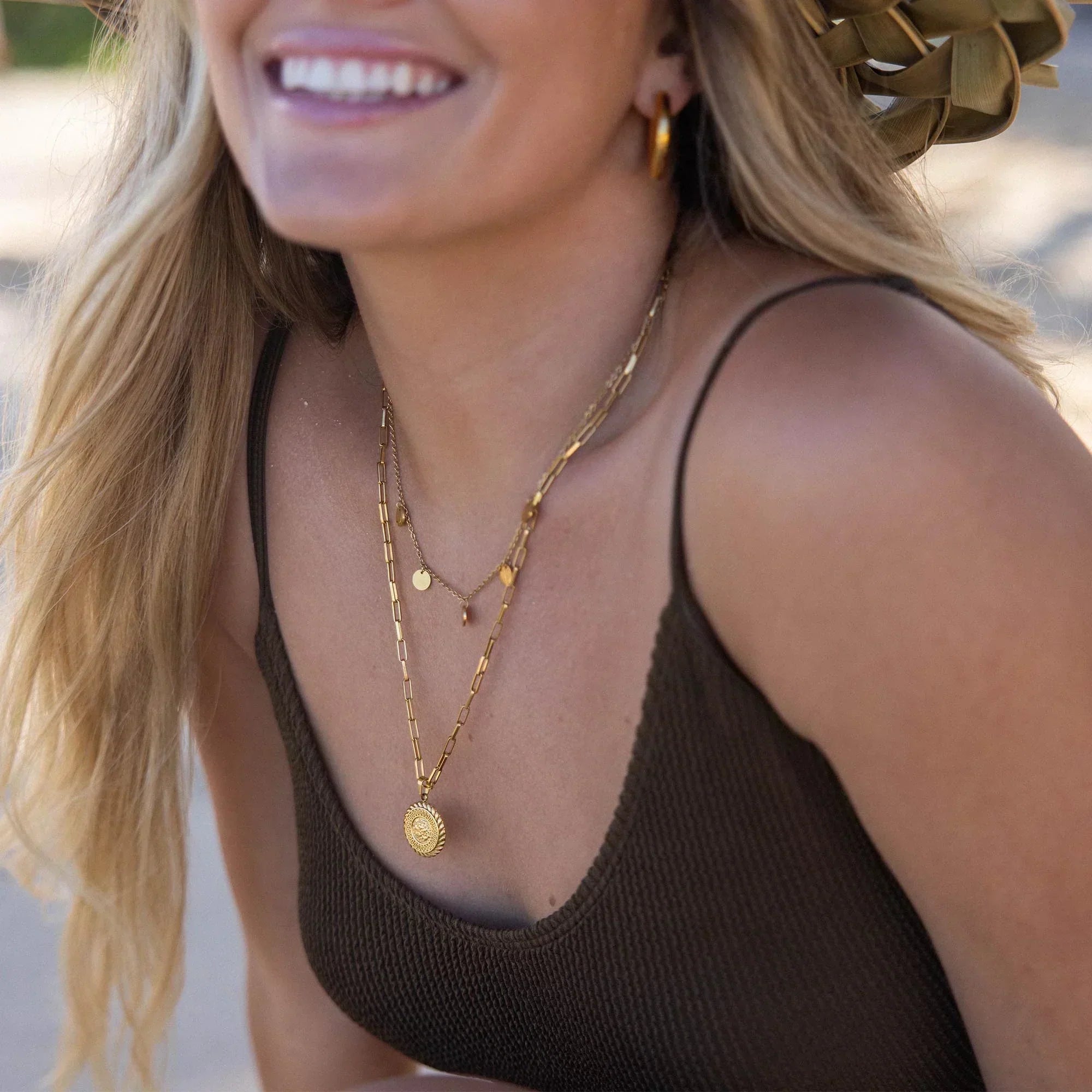 Thessalya | Buddha 18k Gold Necklace
