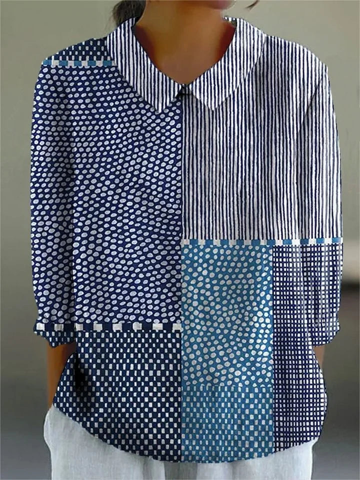 Elle | Vintage Colorful Blouse