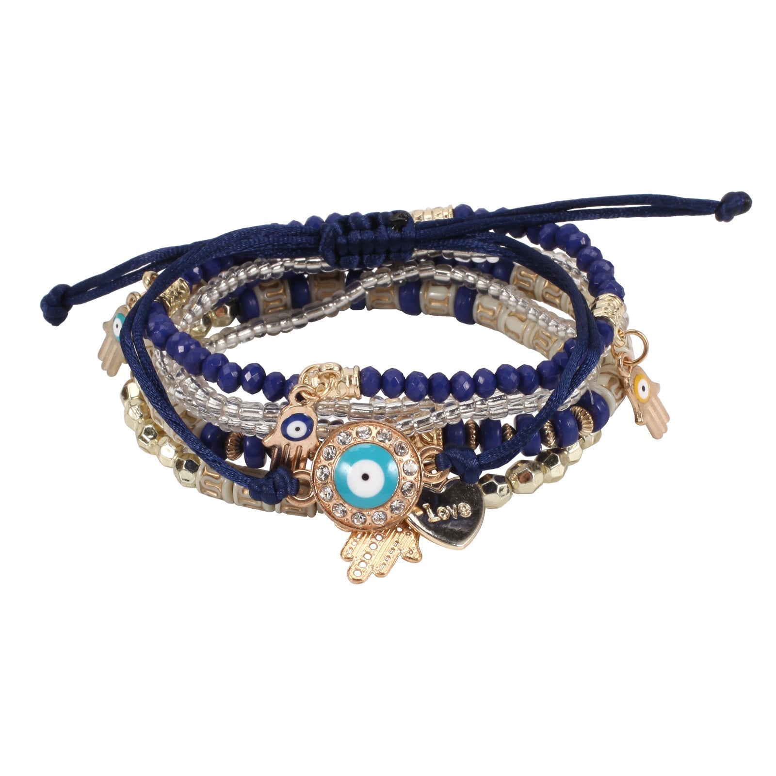 Hamsa Bohemian Beach Bracelet Bundle