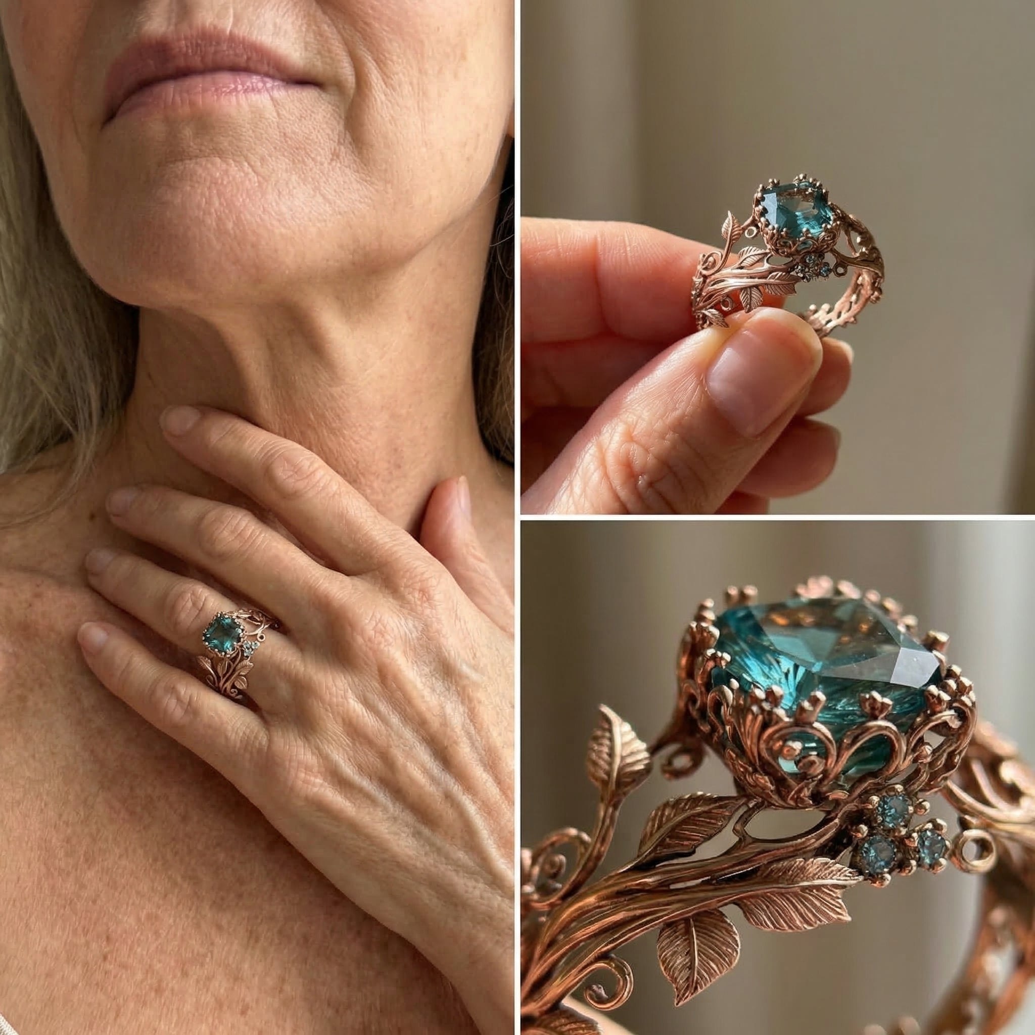 Forestlight Crystal Ring