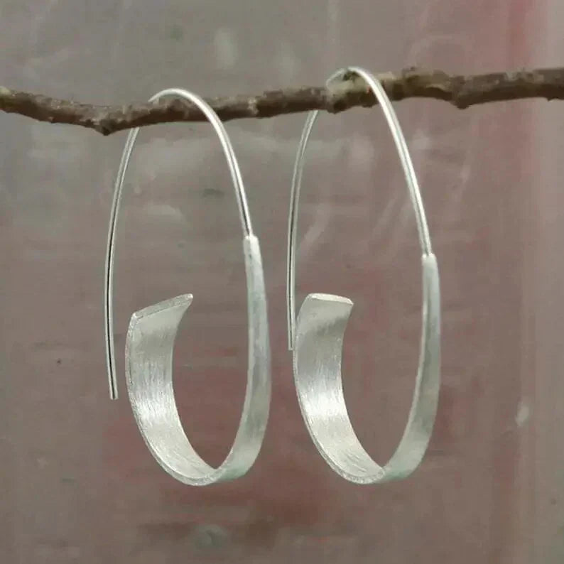 Vintage Gold Spiral Earrings