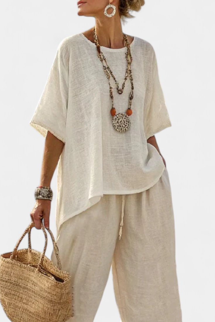 Drevon | Natural Linen Set