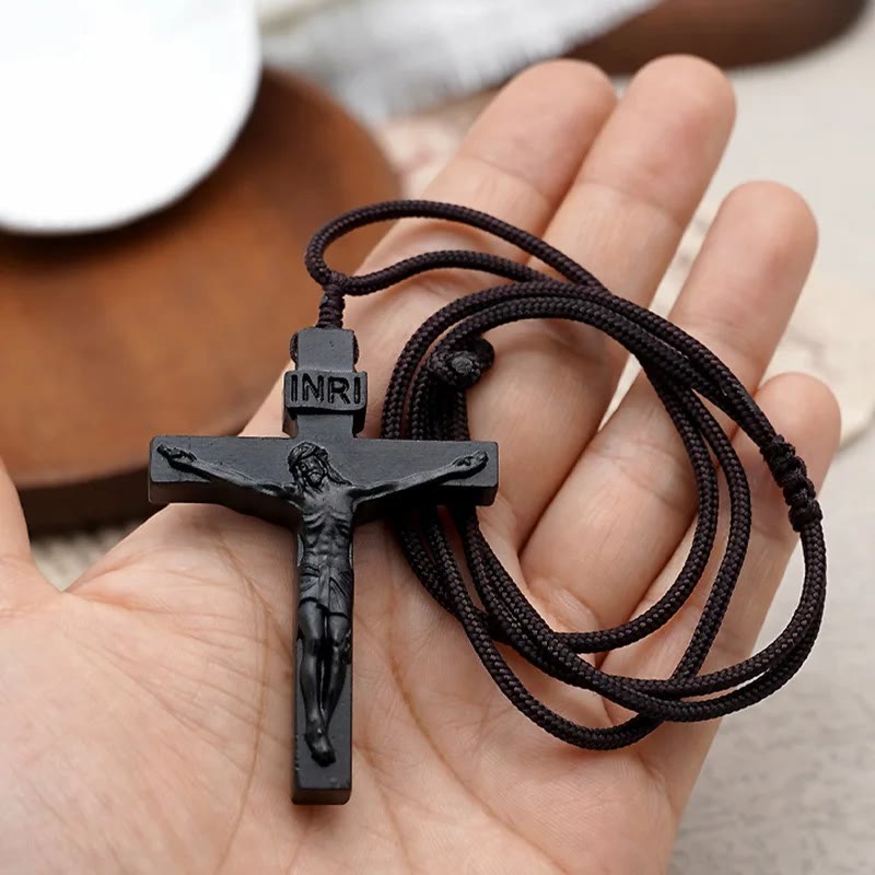 Wooden Crucifix - Made in Jerusalem