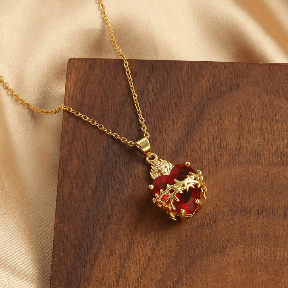 Sacred Heart of Jesus Pendant Necklace