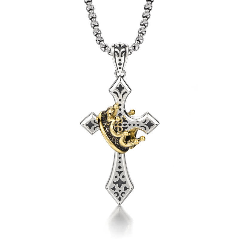 925 Sterling Silver Vintage & Classic Cross Necklace: A Luxurious Emblem of Faith
