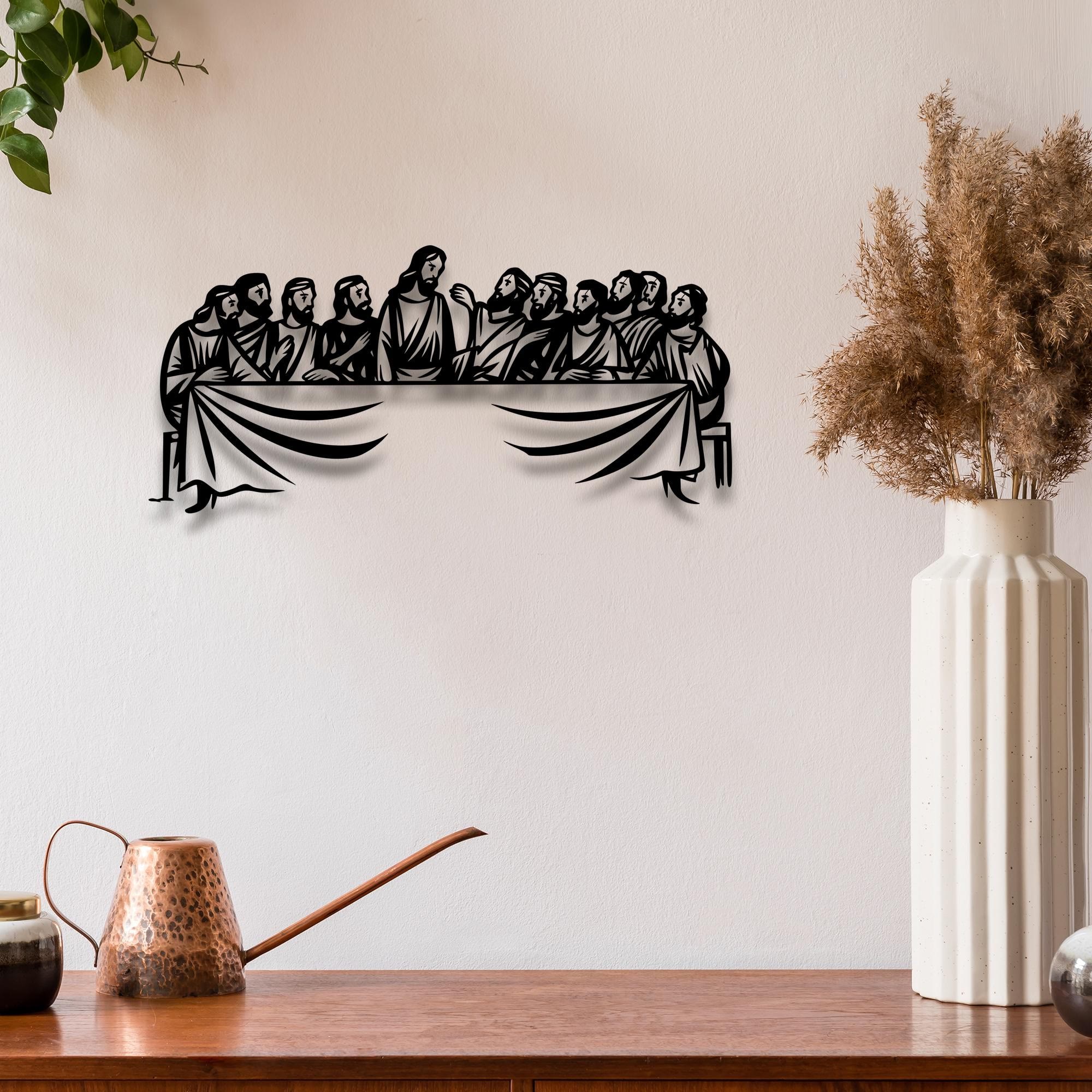 Christian Artwork Workshop The Last Supper Metal Wall Decor - Faithful Representation