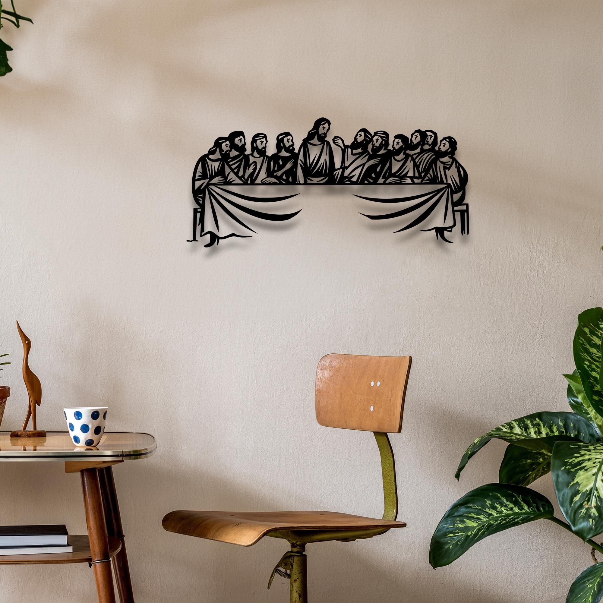 Christian Artwork Workshop The Last Supper Metal Wall Decor - Faithful Representation