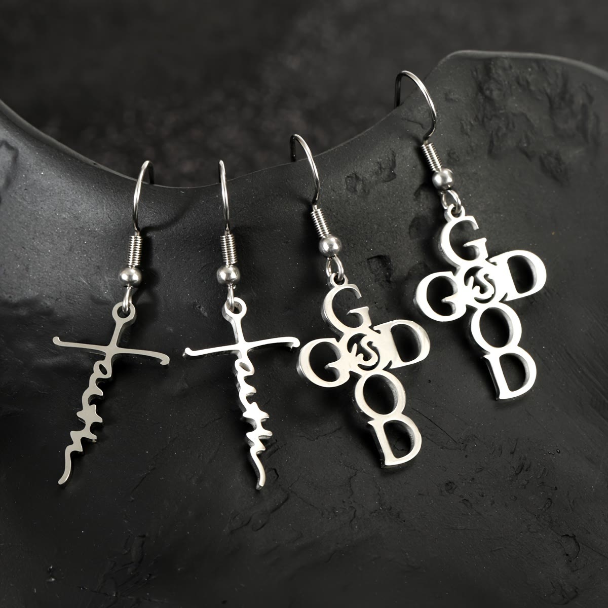 Cross & Grace Faith Earrings: Subtle Elegance for Everyday Wear