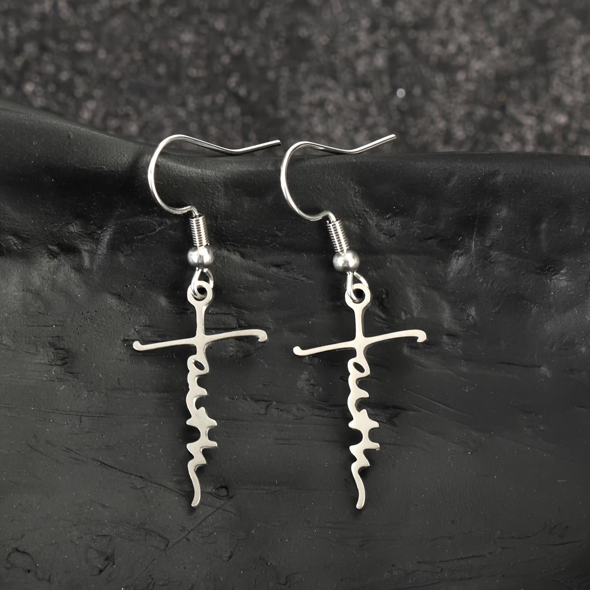 Cross & Grace Faith Earrings: Subtle Elegance for Everyday Wear