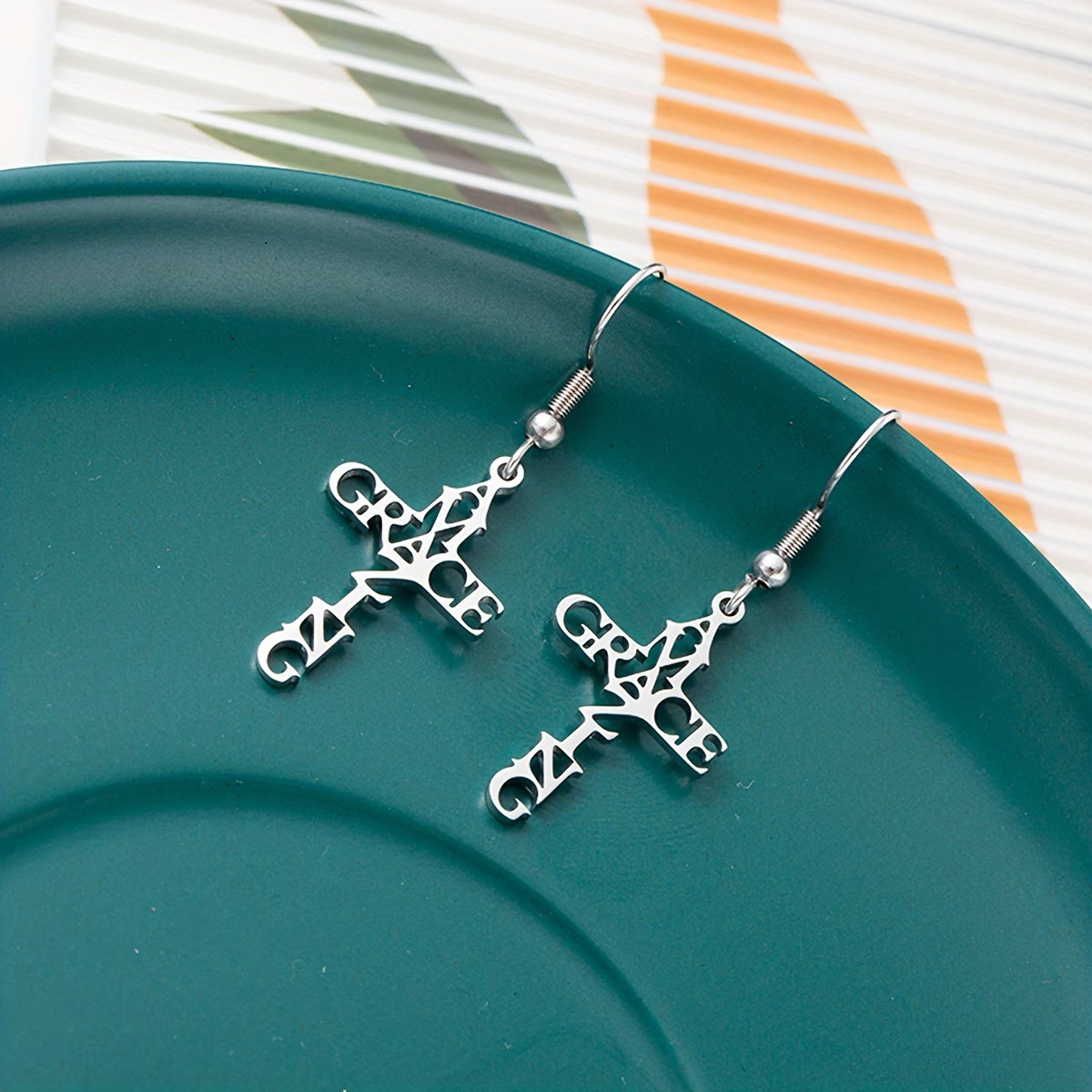 Cross & Grace Faith Earrings: Subtle Elegance for Everyday Wear