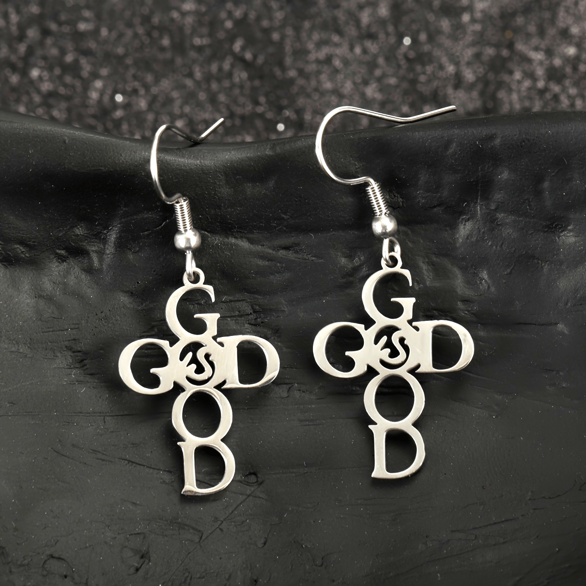 Cross & Grace Faith Earrings: Subtle Elegance for Everyday Wear