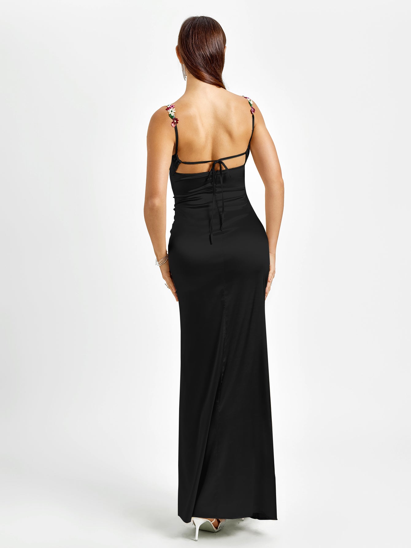 Fiorella Satin Gown | Maxikleid