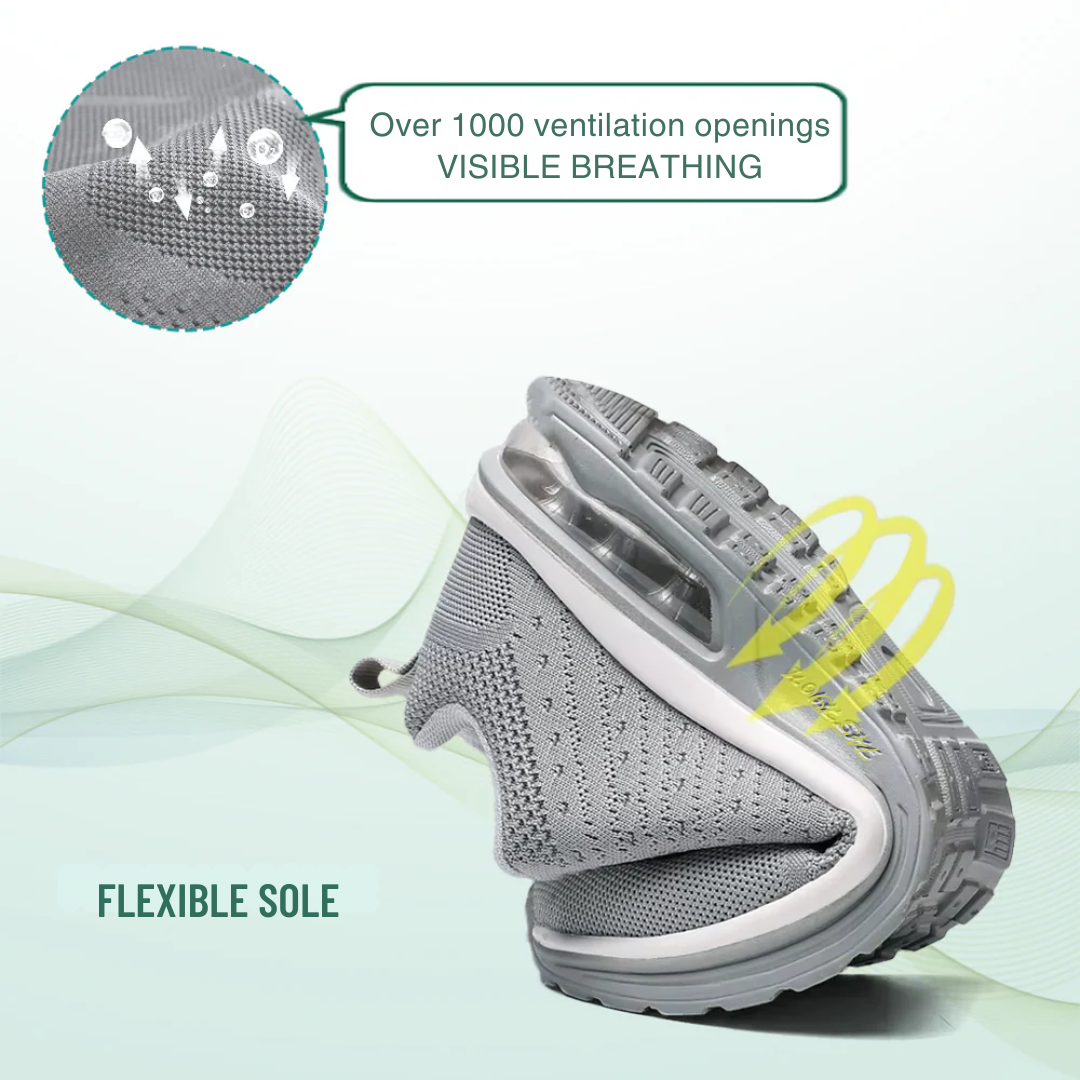 SanoWalk Orthopedic Shoes - All Gray