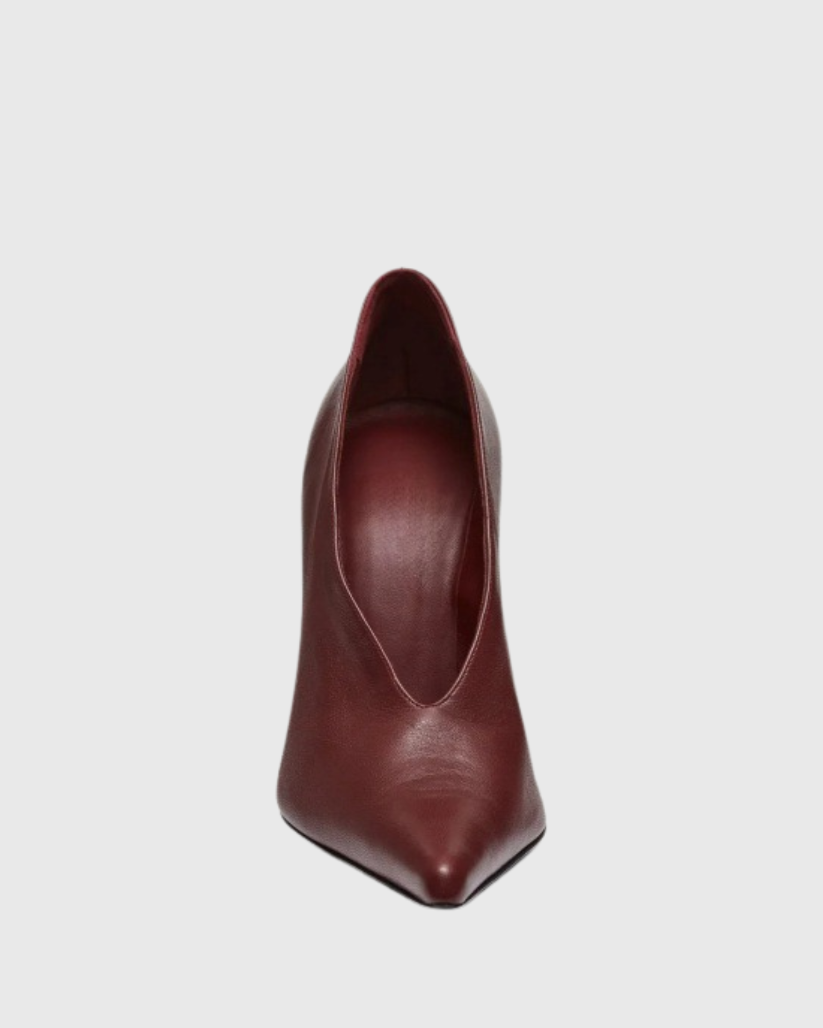 Isotta Faux Leather Pumps In Wine