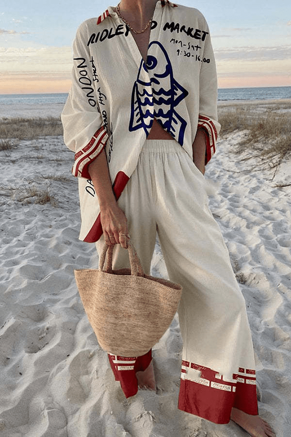 Madilyn™ Linen Set Beach