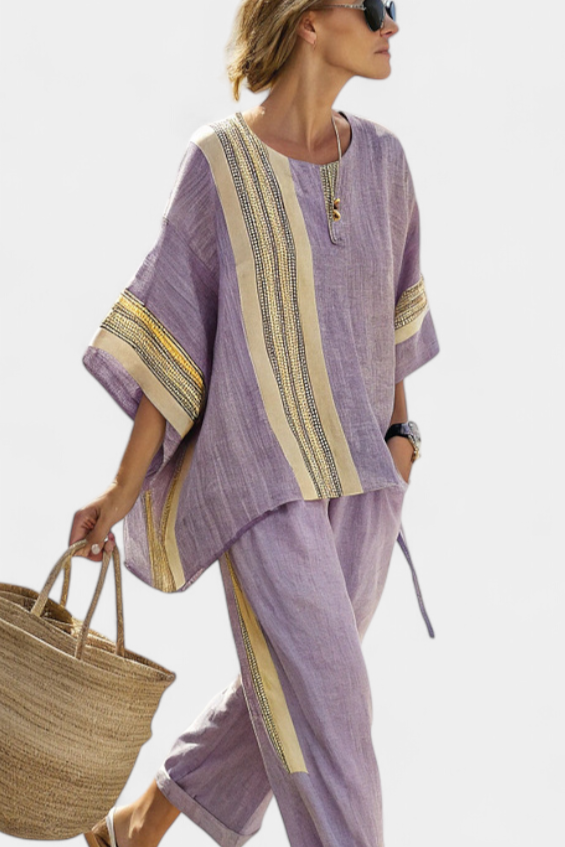 Elowric | Lavender Linen Set